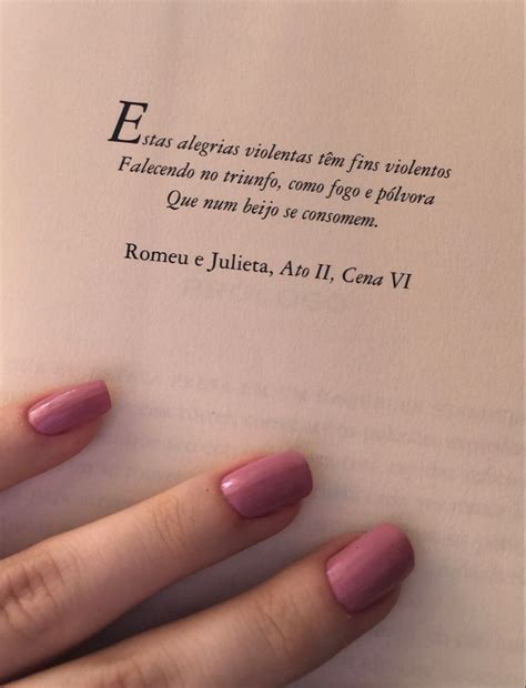 Romeu E Julieta Romeu E Julieta Frases Marcantes De Livros Versos E