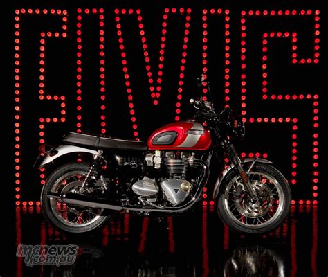 Triumph celebrate Memphis Mafia Bonnevilles with Elvis Presley T120 | MCNews