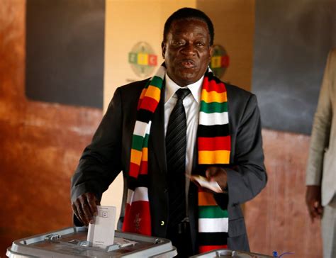 Emmerson Mnangagwa Wins Zimbabwe S Presidential Election As Opposition Rejects Results Newsweek