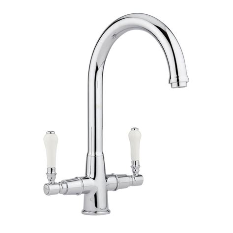 Milano Victoria Traditional Kitchen Sink Mixer Tap Chrome