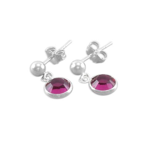 Little Girls Earrings Small Dangle Sterling Silver Ball - Etsy