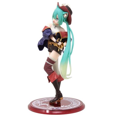 Taito Hatsune Miku Wonderland Puss In Boots Prize Figure Green