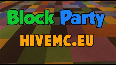 Minecraft Block Party First Video Youtube