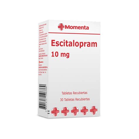 Drogas S S Escitalopram Mg Momenta Caja X Tabs