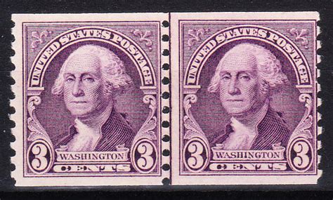 MOstamps US Scott 721 Mint OG NH Coil Line Pair Lot DS 5606