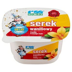 Serek homogenizowany waniliowy Rolmlecz 150 g AuchanPL Artykuły