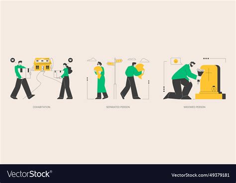 living  abstract concept royalty  vector image