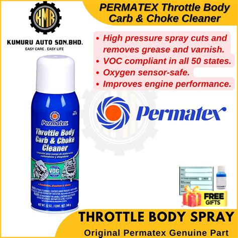 Permatex Throttle Body Carb Choke Cleaner Spray G Shopee Malaysia