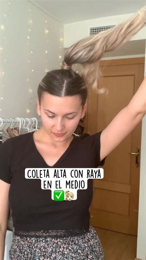 Pin en Peinados fáciles y Moda Simona GB Peinado con cola de