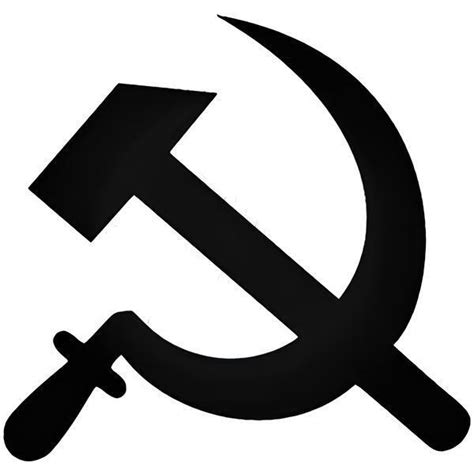 Hammer Sickle Communist Decal Sticker Window Vinyl Decal Sticker Car