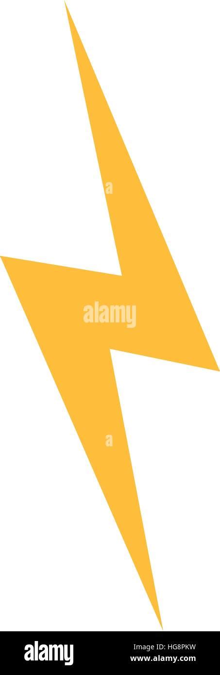 Simple lightning bolt icon Stock Vector Image & Art - Alamy