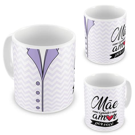 Caneca Porcelana M E Como Grande O Meu Amor Por Voc Elo