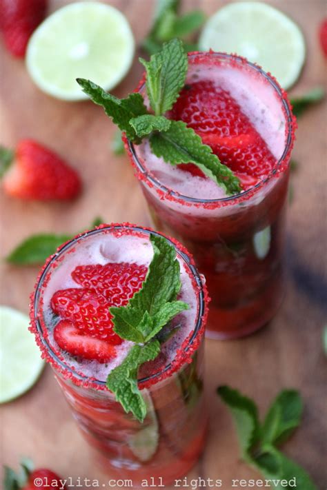 Refreshing Strawberry Mojito Cocktail Laylitas Recipes Easy