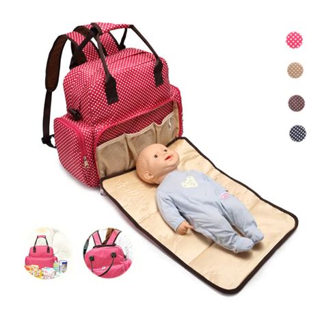 New Stylish Baby Care Nappy Changing Multifunctional Infant Bags Mom