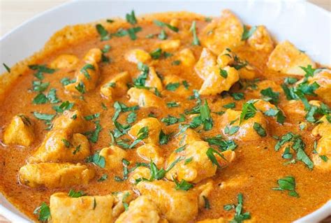 RECETA DE POLLO AL CURRY Cremoso Y Delicioso Comedera