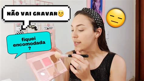 Maquia e fala não vou mais gravar tag dos pés YouTube