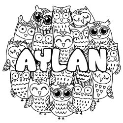 Coloriage Pr Nom Aylan Sans D Passer