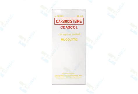 Buy Carbocisteine 125mg 5ml Ceascol Cold Cough Medicines