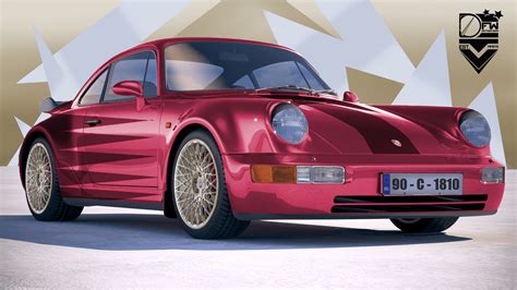 Porsche 964 Render On Behance