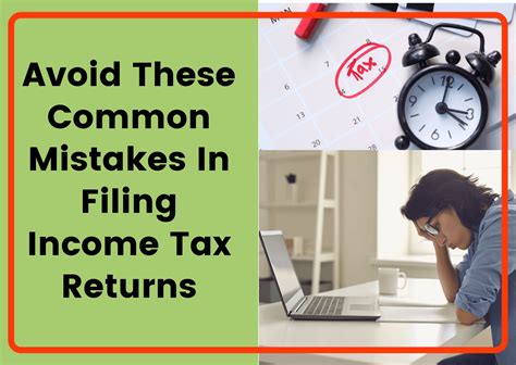 Avoid These Common Mistakes In Filing Income Tax Returns Save More Money