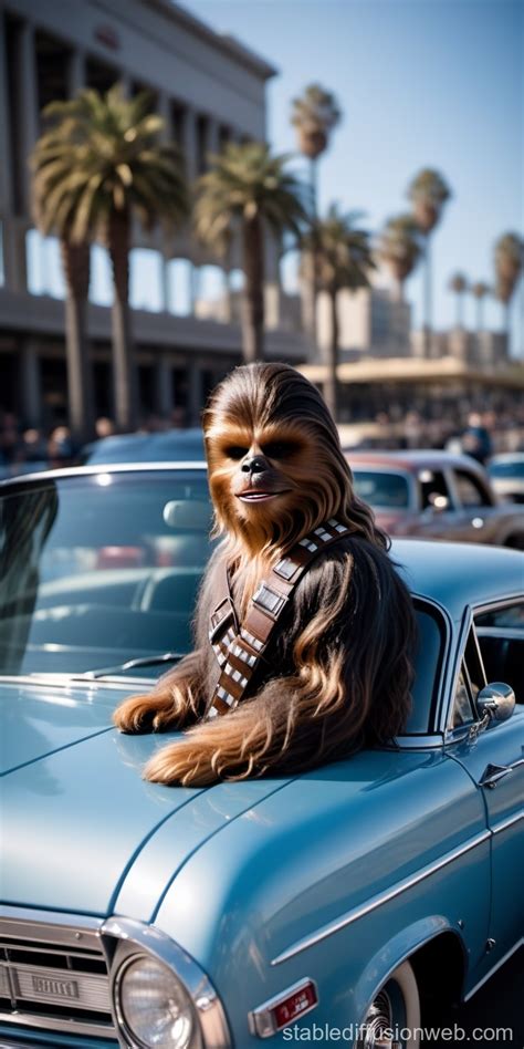 Chewbacca's Scenic Drive in San Diego | Stable Diffusion Online