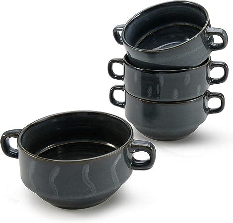 Amazon American Atelier Soup Bowls With Handles Set Of