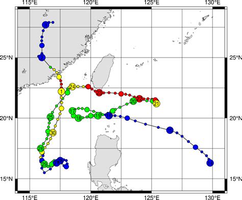 Digital Typhoon Typhoon Nat Detailed Track Information