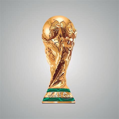 Trophy Fifa World Cup Logo Mondial Champion. Trophy vector illustration ...