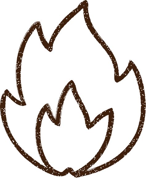 Flame Charcoal Drawing 10765760 Vector Art at Vecteezy