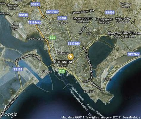 Cagliari Video Popular Tourist Places Satellite Map Cagliari