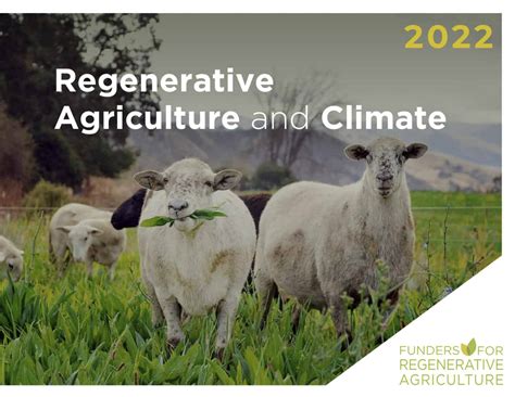 Brief Regenerative Agriculture And Climate Funders For Regenerative