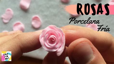 Cómo hacer ROSAS de PORCELANA FRÍA Flores de cerámica en frío