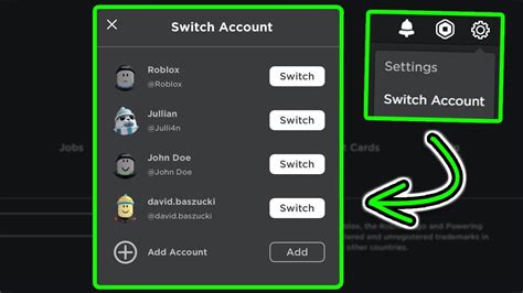 Roblox Switch Accounts Feature YouTube