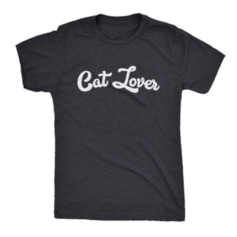 Cat Lover T Shirt Etsy