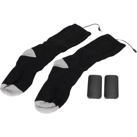 HURRISE Chaussettes chauffantes à batterie rechargeable électrique