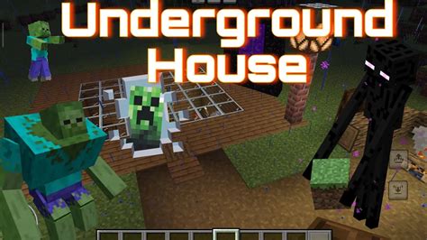 Minecraft Underground House Youtube