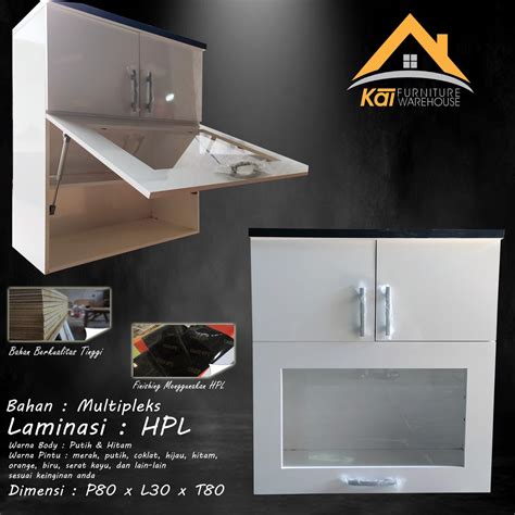 Kitchen Set Lemari Dapur Atas Lemari Gantung Pintu Ksa