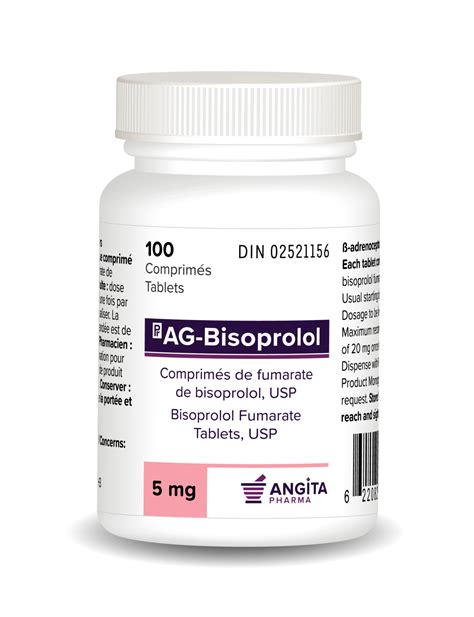 AG BISOPROLOL 5 MG Angita Pharma