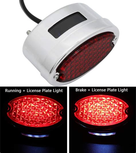 Amazon Fatecim Vintage Old School Led Custom Motorcycle Tail Light