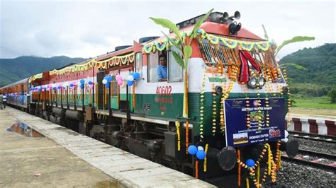 Shokhuvi Railway Station नागालैंड को 119 साल बाद सौगात में मिला दूसरा रेलवे स्टेशन जहां बना