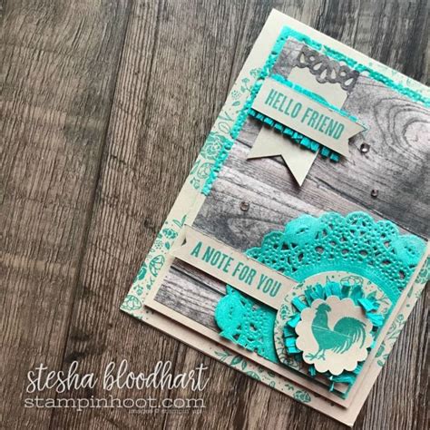 The Stamp Review Crew Brings Wood Words Stampin Hoot Cards For