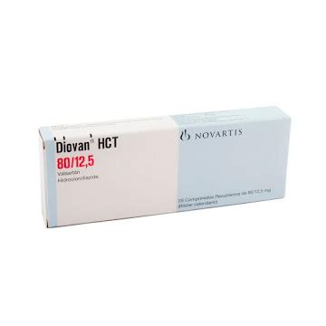 Diovan Hct Valsart N Hidroclorotiazida Mg Mg Novartis Caja X