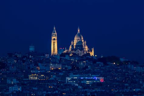 Sacr Coeur Blue Hour Guillaume C Flickr