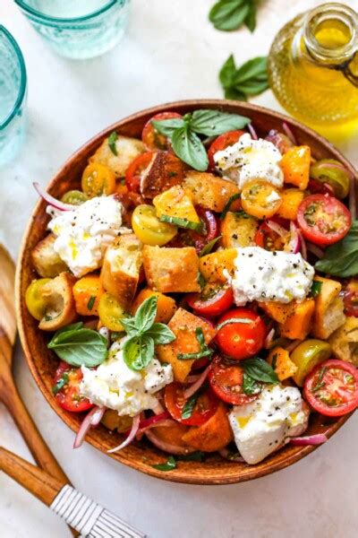 Summer Panzanella Salad Dishing Out Health