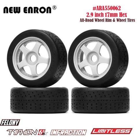 All Road Wheel Rim Tires Mm Hex Spoke Ara For Rc Car