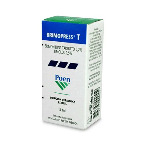 BRIMOPRESS T SOLUCION OFTALMICA ESTERIL DE 5 ML Redfarma Una