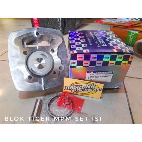 Jual CYLINDER BLOK TIGER TIREV TILAM TIGER REVO TIGER LAMA SET PISTON