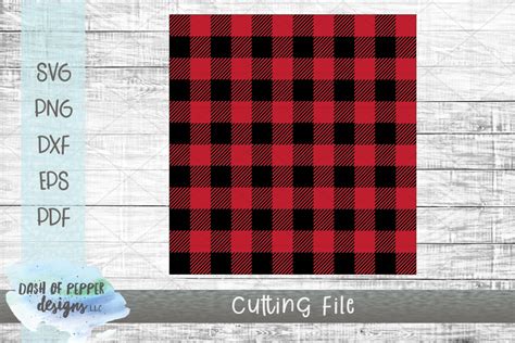 Buffalo Plaid SVG Cutting File Christmas SVG 146579 SVGs Design