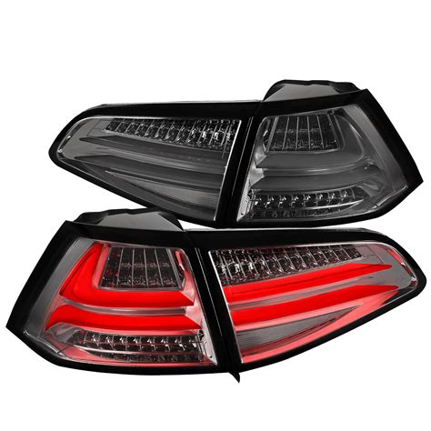 Spec D Tuning LED Bar Tail Lights For 2015 2017 Volkswagen GTI Golf MK7