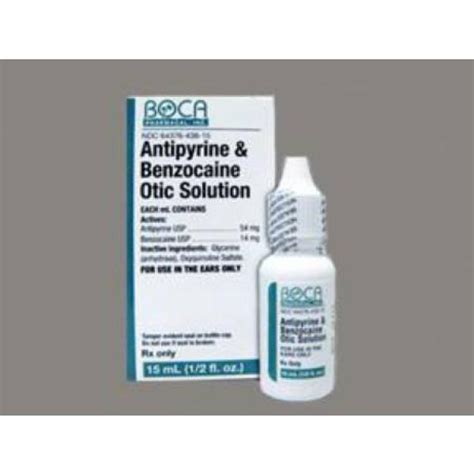 Antipyrine Benzocaine Otic Prescriptiongiant